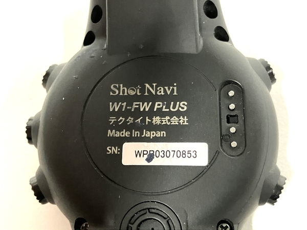 【動作保証】SHOT NAVI W1-FW ショットナビ GPSゴルフナビ 腕時計型 ゴルフ周辺機器 中古 良好 B8662038の画像4
