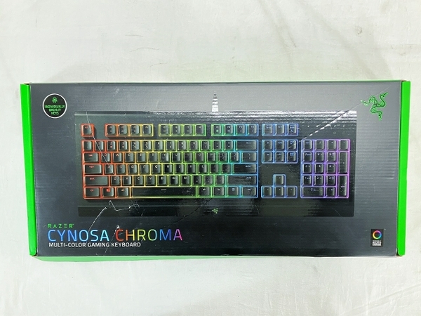 RAZER RZ03-02262300-R3J1 CYNOSA CHROMA ゲーミング キーボード PC周辺機器 中古 W8648474_画像7