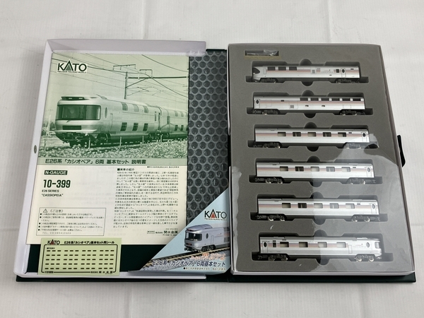【動作保証】KATO 10-399 E26系 寝台特急客車 カシオペア 基本 6両セット Nゲージ 鉄道模型 中古 良好 N8697554_画像3