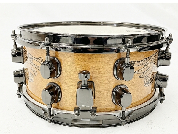 【動作保証】MAPEX BLACK PANTHER Chris Adler 2.3mm POWER HOOPS スネア ドラム 中古 W8714900の画像5