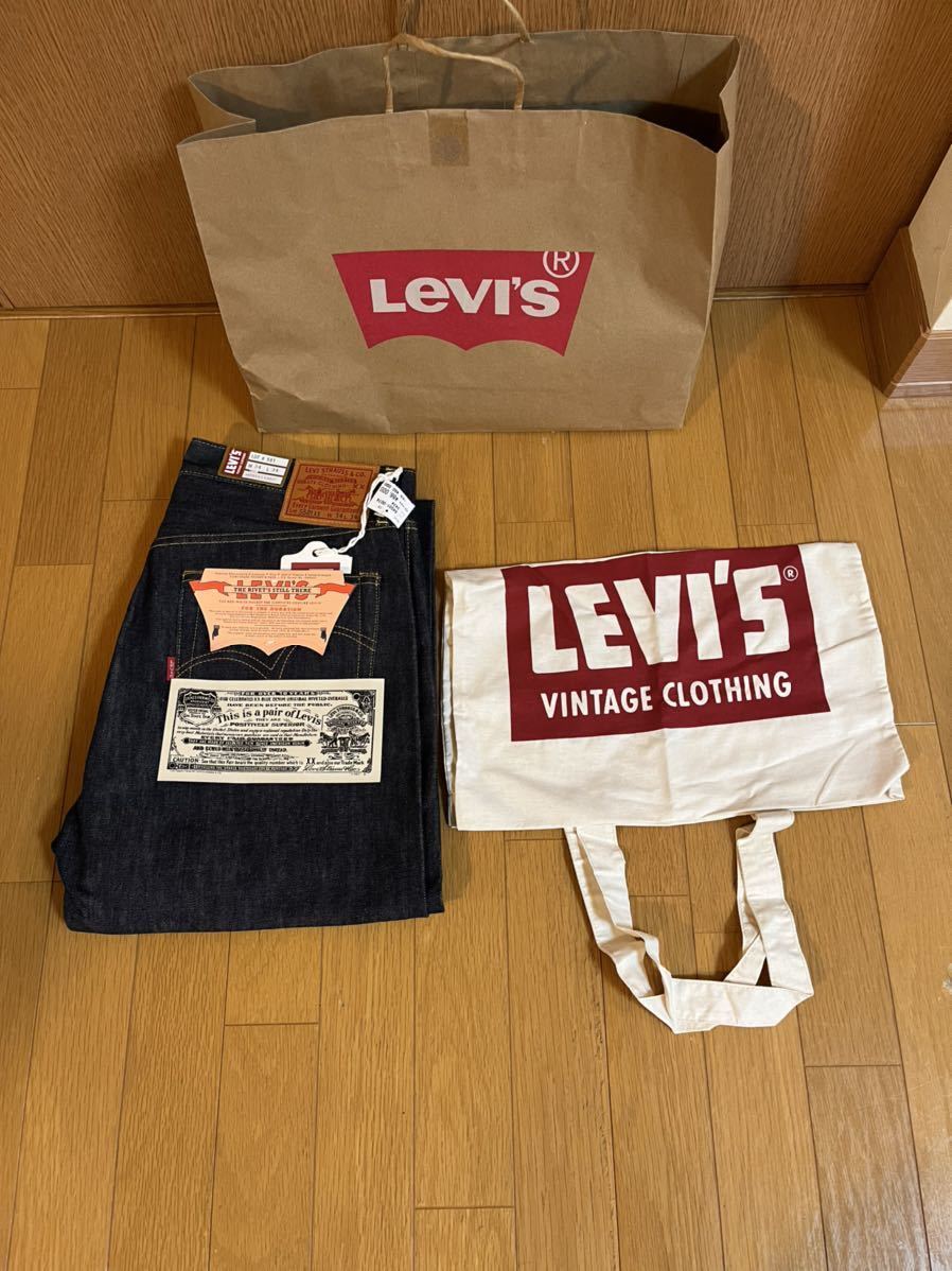 101本限定 w34 LEVI'S VINTAGE CLOTHING 1944モデル 501 LVC PERFECT IMPERFECTION リーバイス コーンミルズ ホワイトオーク 大戦モデル_画像2