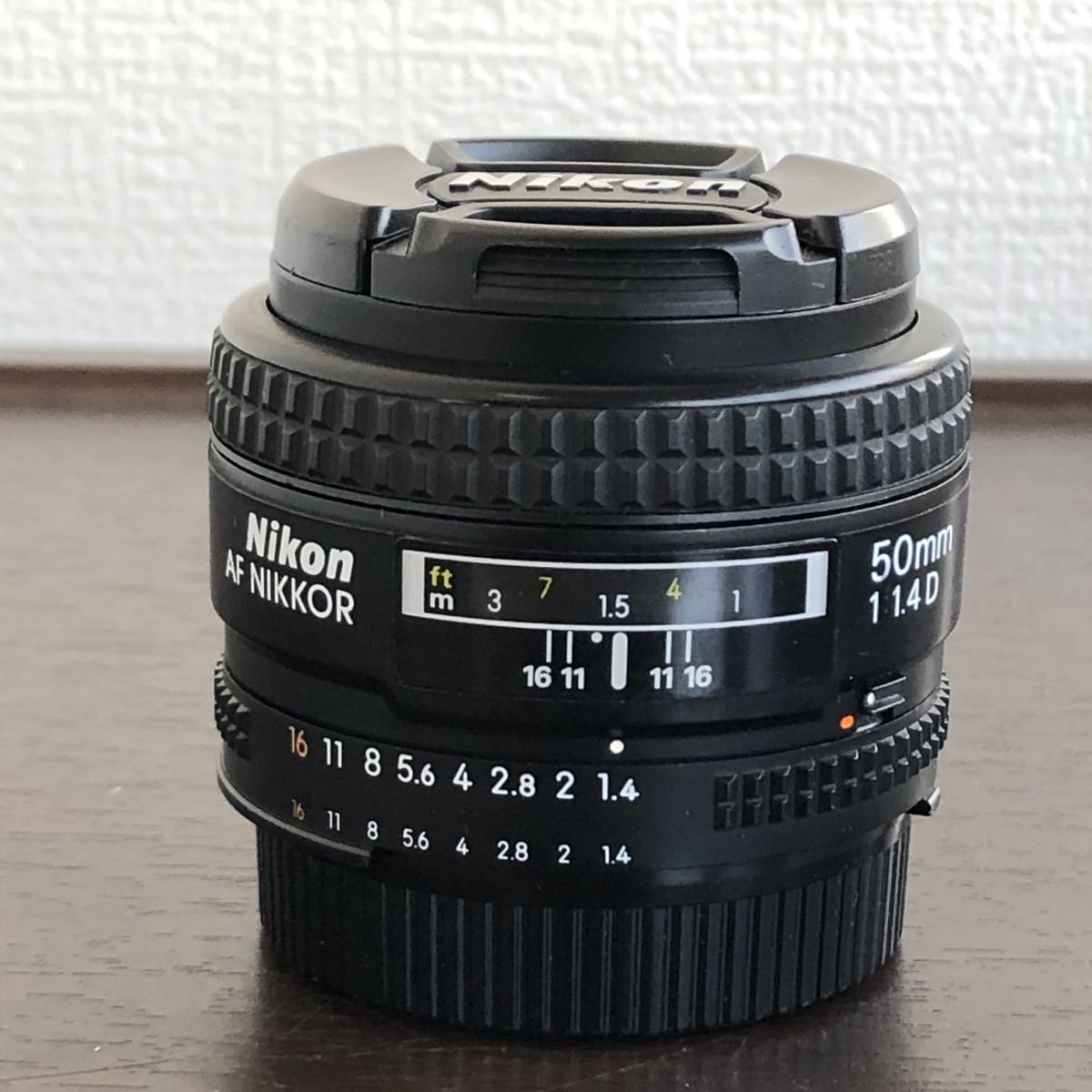 ▲動作OK Nikon ニコン AF NIKKOR 50mm 1:1.4D　 レンズ/43-30_画像2