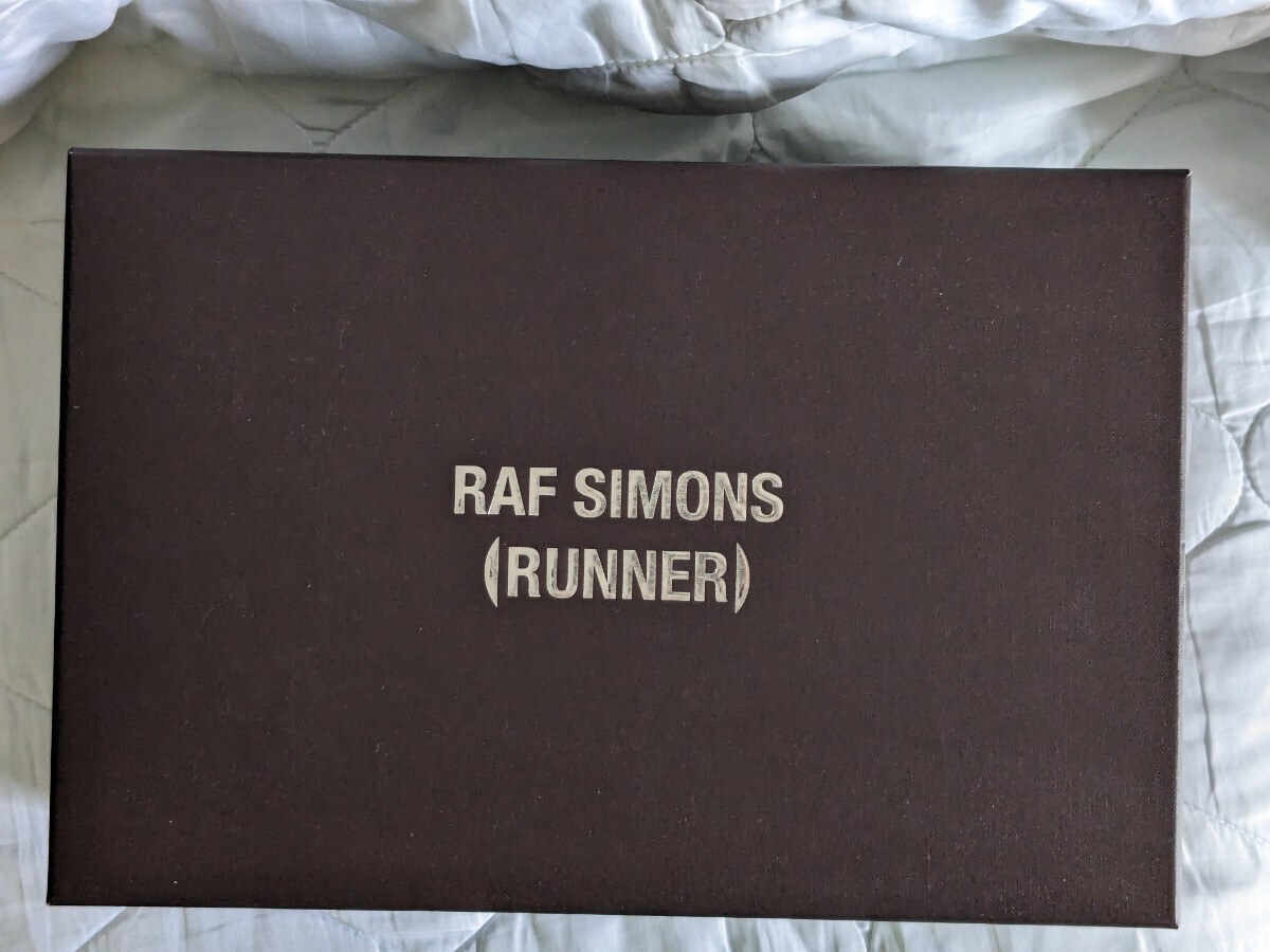  new goods RAF SIMONS Raf Simons leather sneakers size 42 regular price 48400 jpy ORION cream 