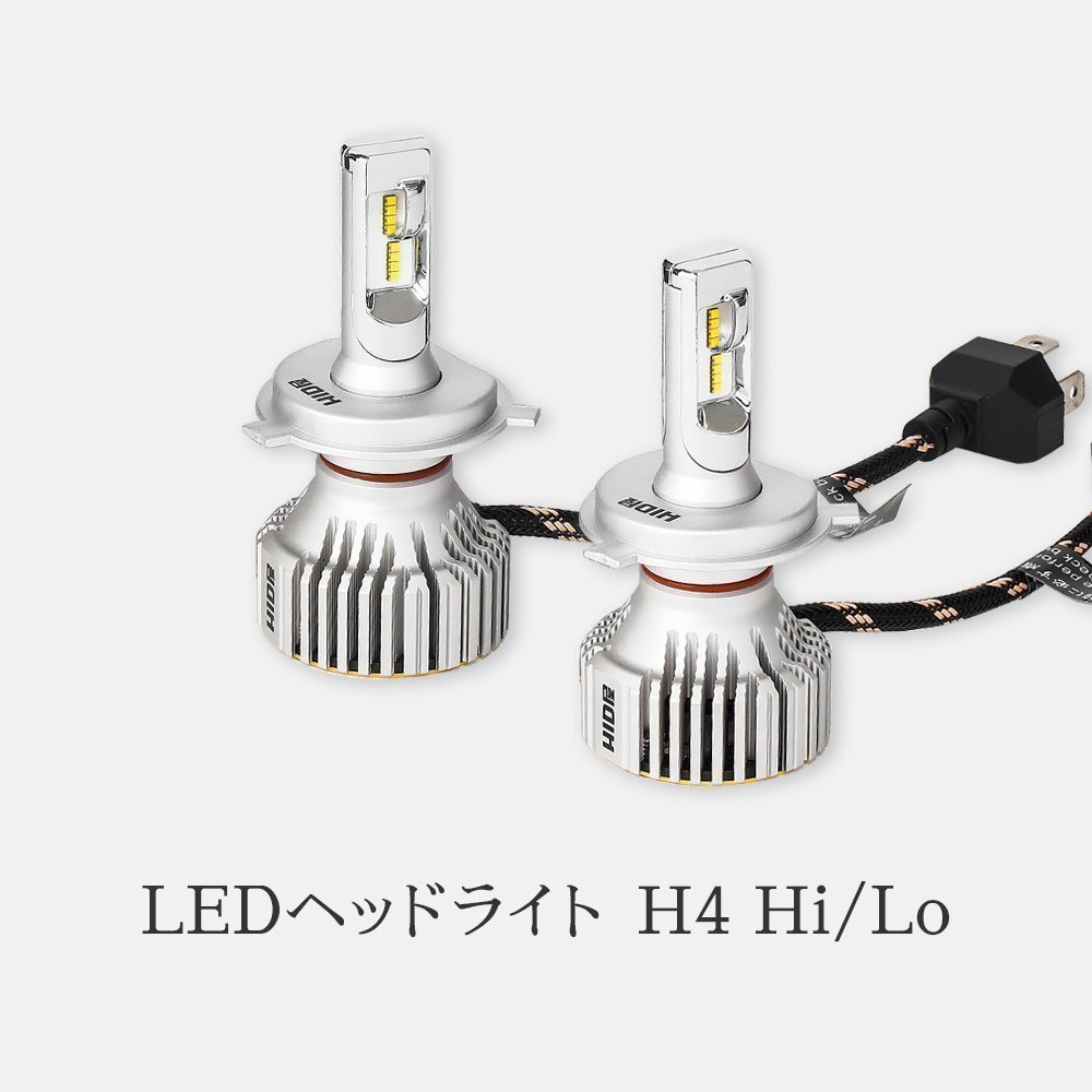 HID屋 LED ヘッドライト iシリーズ 28400cd(カンデラ) H4Hi/Lo,H8/H11/H16, HB3, HB4,H1,H3 6500k 車検 ホワイト フォグランプ_画像3