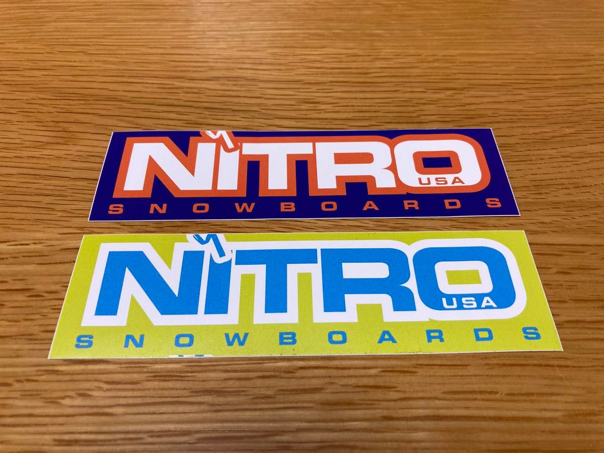 NITRO  ナイトロ　スノーボード　ステーカー　2枚