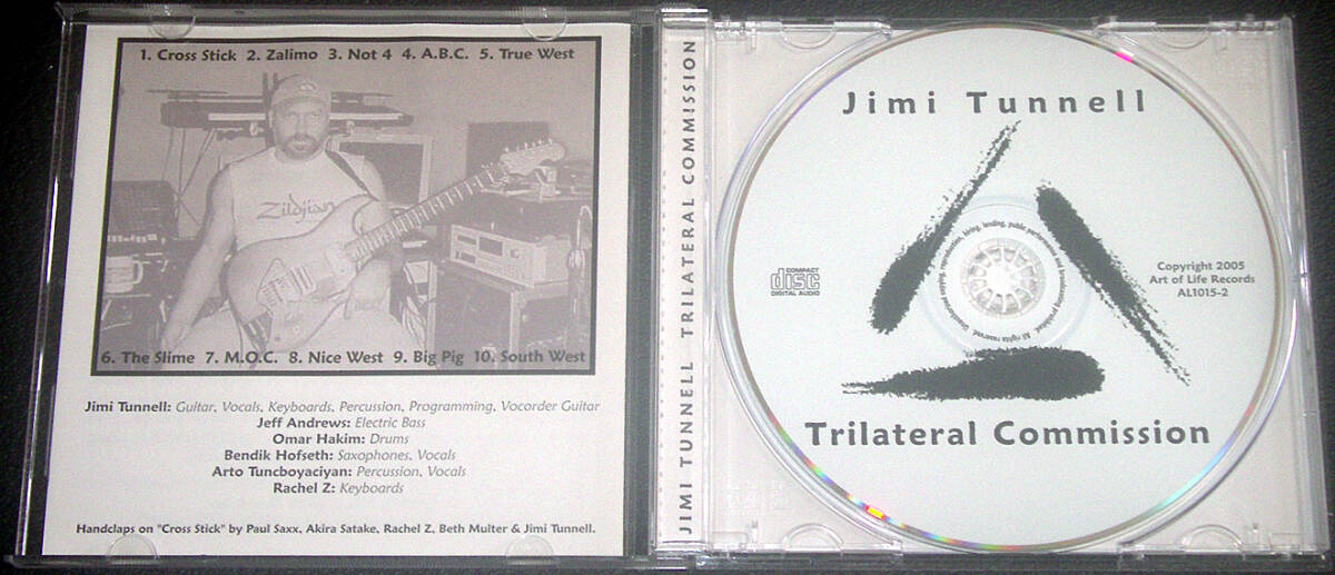 ジミ・タンネル JIMI TUNNELL / TRILATERAL COMMISSION テクニカル・フュージョン_画像2