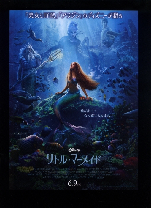 ♪2023年ディズニー実写版チラシ２種「リトル・マーメイド」The Little Mermaid　ハリーベイリー/ジョナハウアー＝キング　Disney♪_画像4