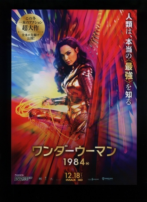 ♪2020年2作目チラシ３種「ワンダーウーマン 1984」DCマーベル ガルガドット/クリスパイン/コニーニールセン WONDER WOMAN 1984♪_画像5