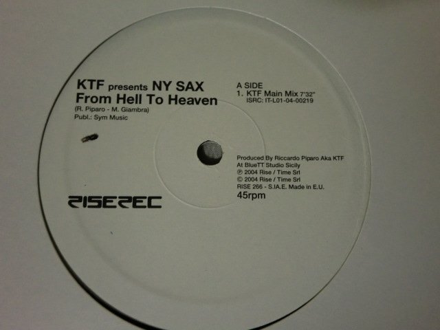 (E)何点でも同送料 LP/レコード/KTF Presents NY Sax From Hell to Heaven/12_画像3