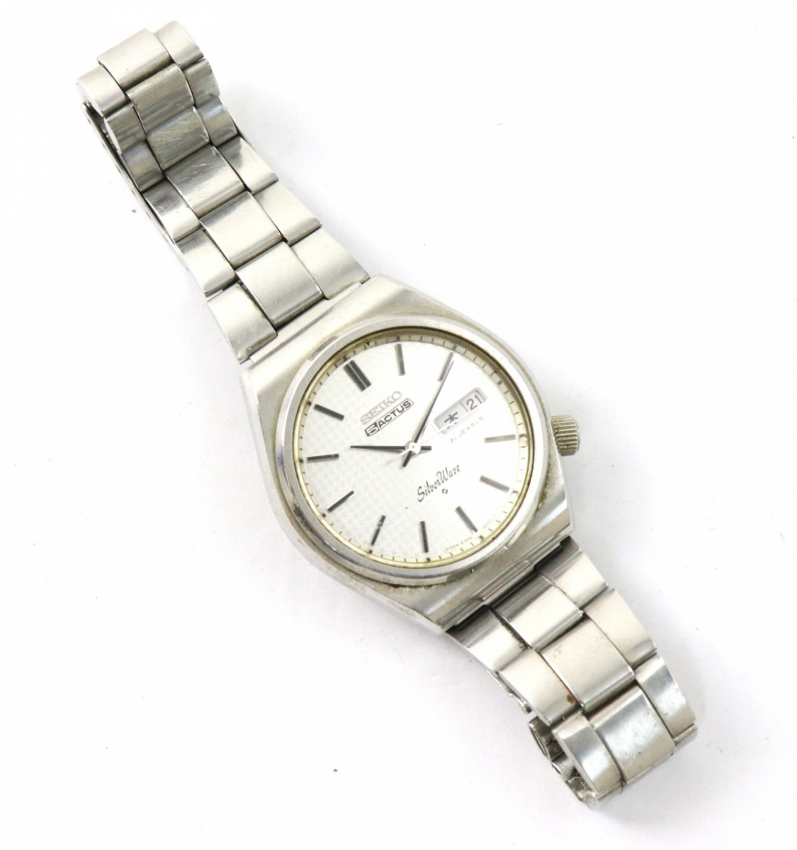 SEIKO 5ACTUS Silverwave 6306-8010 セイコー シルバーウェーブ 腕時計 時刻 デイト モザイクダイヤル ファッション 小物 005FEDFD69_画像2