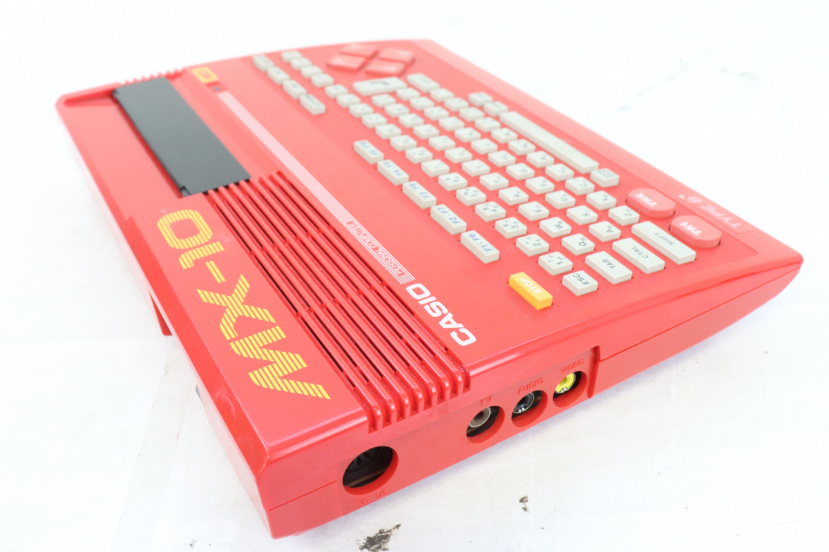 ◎Casio MSX MX-10 RD / TJ-7 カシオ パーソナルコンピュータ ジョイスティック 電子機器 PC ゲーム レトロ 004FEEFD81_画像8