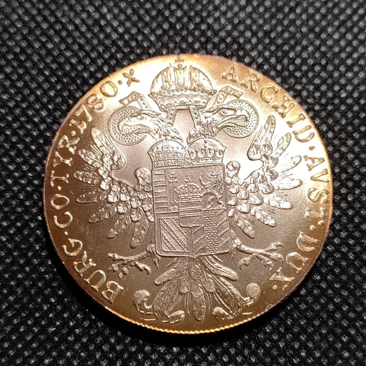 トーン2460　オーストリア　マリア・テレジア　約40mm　海外コイン　古銭　アンティーク　銀貨_画像2