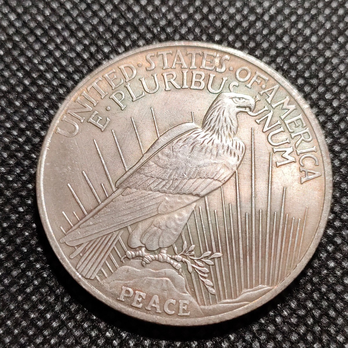 2643 アメリカ古銭 ルンペン 約38mm イーグル チャレンジコイン コイン アンティーク ホーボーの画像2