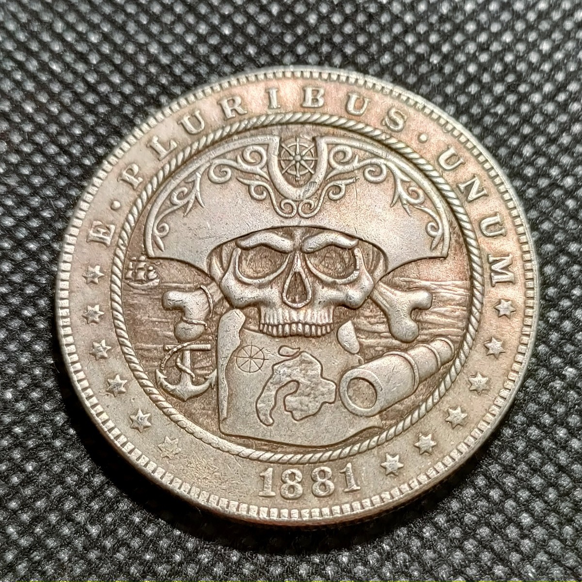 3912 アメリカ古銭 ルンペンメダル 約38mm イーグル チャレンジコイン コイン アンティーク ホーボーの画像1