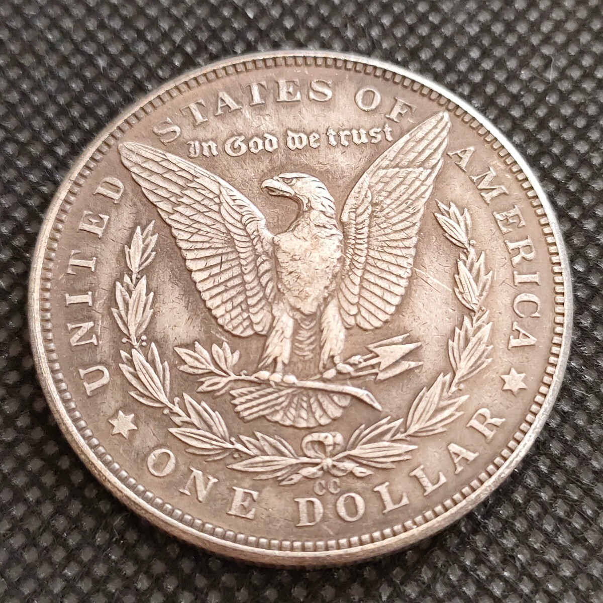 4141 アメリカ古銭 ルンペン 約38mm イーグル チャレンジコイン コイン アンティーク ホーボーの画像2