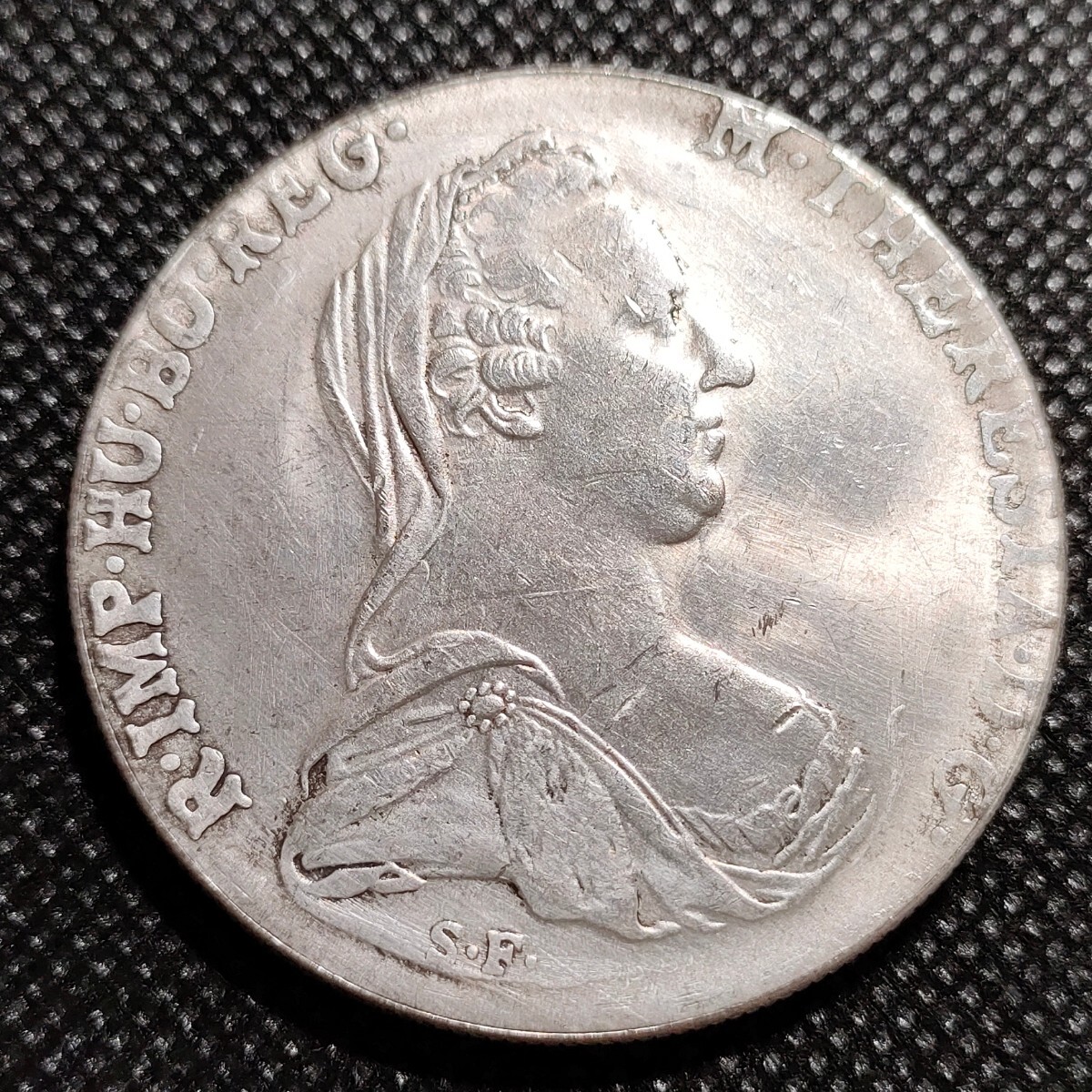 4501 オーストリア マリア・テレジア 約45mm 海外古銭 アンティークコインの画像1