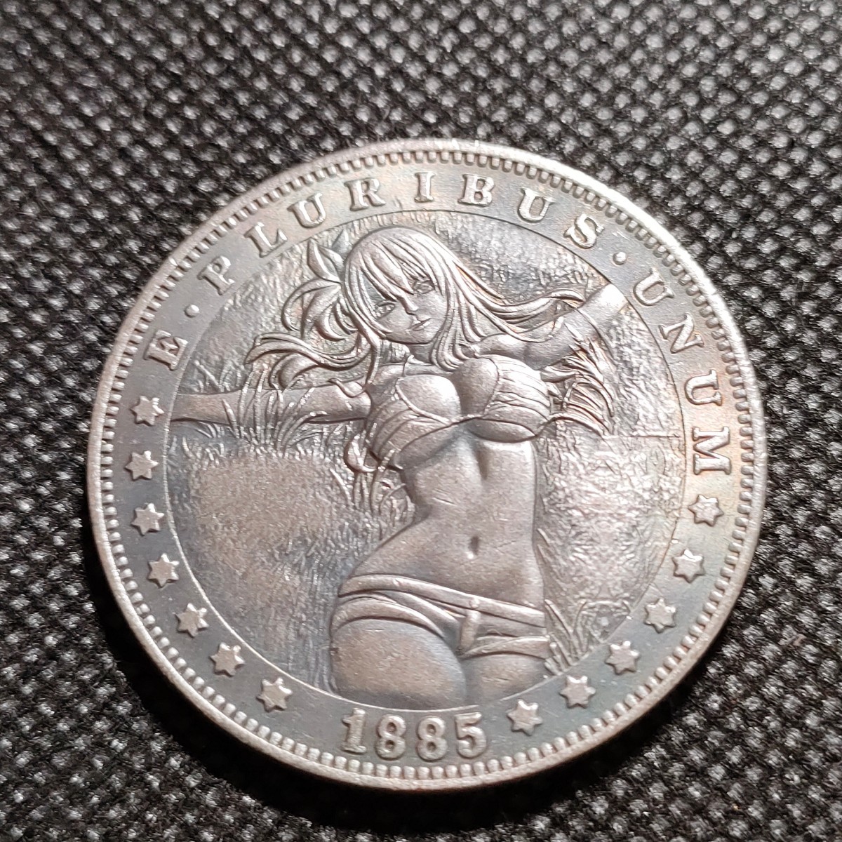 4506 アメリカ古銭 ルンペン 約38mm イーグル チャレンジコイン コイン アンティーク ホーボーの画像1