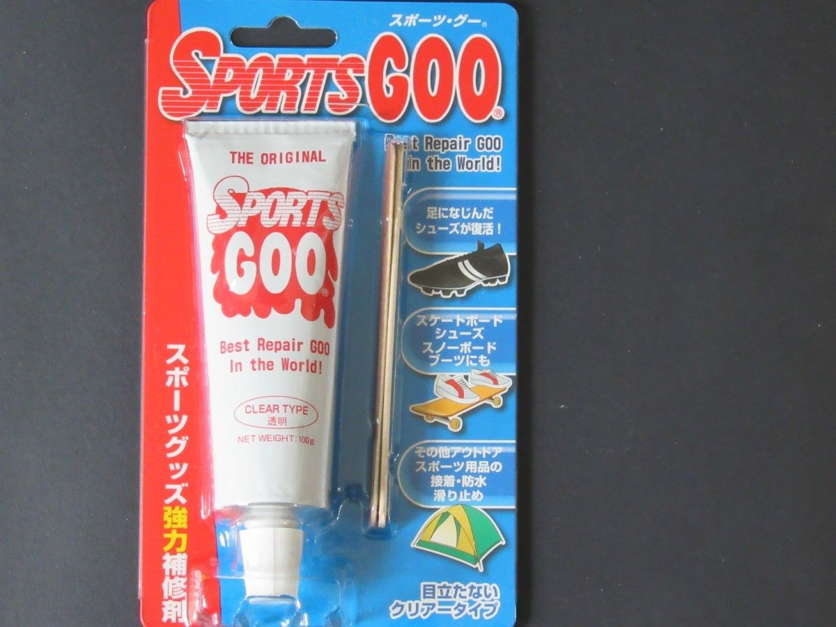 スポーツグー クリア(透明)タイプ★新品未開封★Sports Goo 100g ★シューグー 