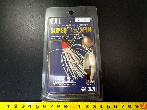 廃番 ティムコ PDL スーパーハーフスピン 1/2oz タンデムウィロー #HS12-008W 箱入 DISCONTINUED TIEMCO SUPER 1/2 SPIN _画像1