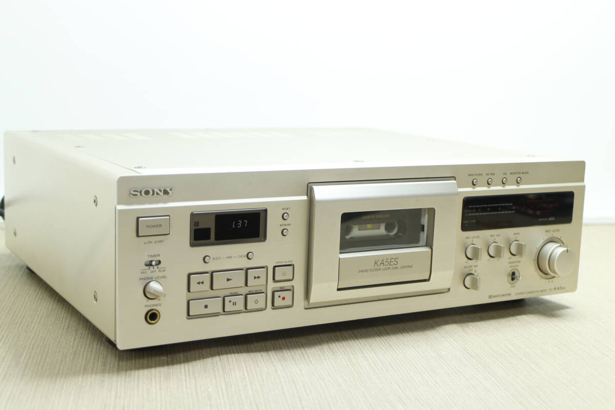 M-XB-468　Sony TC-KA5ES カセットデッキ 整備品 ・美品 ・ 動作品　TC-KA5ES_画像1