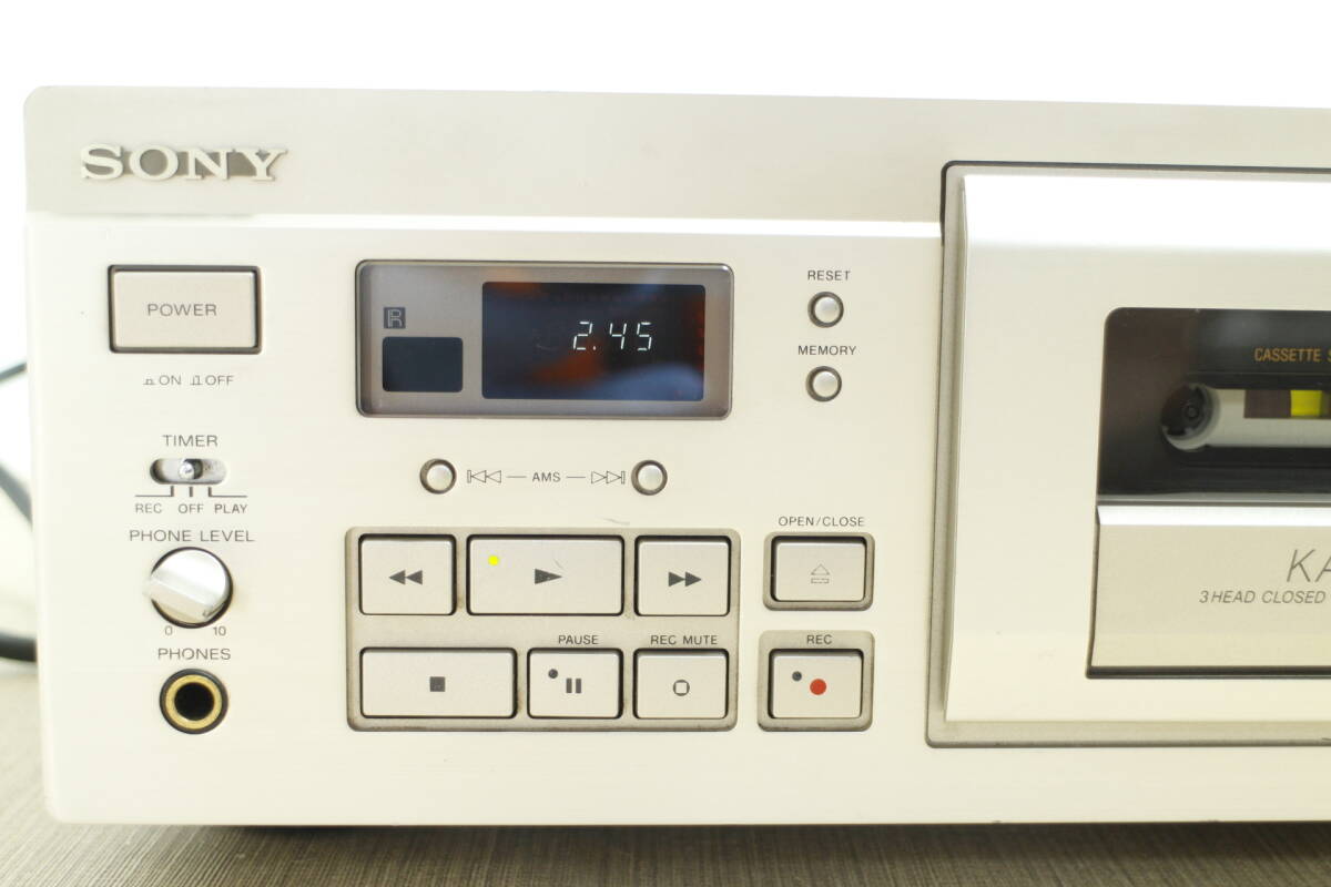 M-XB-468　Sony TC-KA5ES カセットデッキ 整備品 ・美品 ・ 動作品　TC-KA5ES_画像4