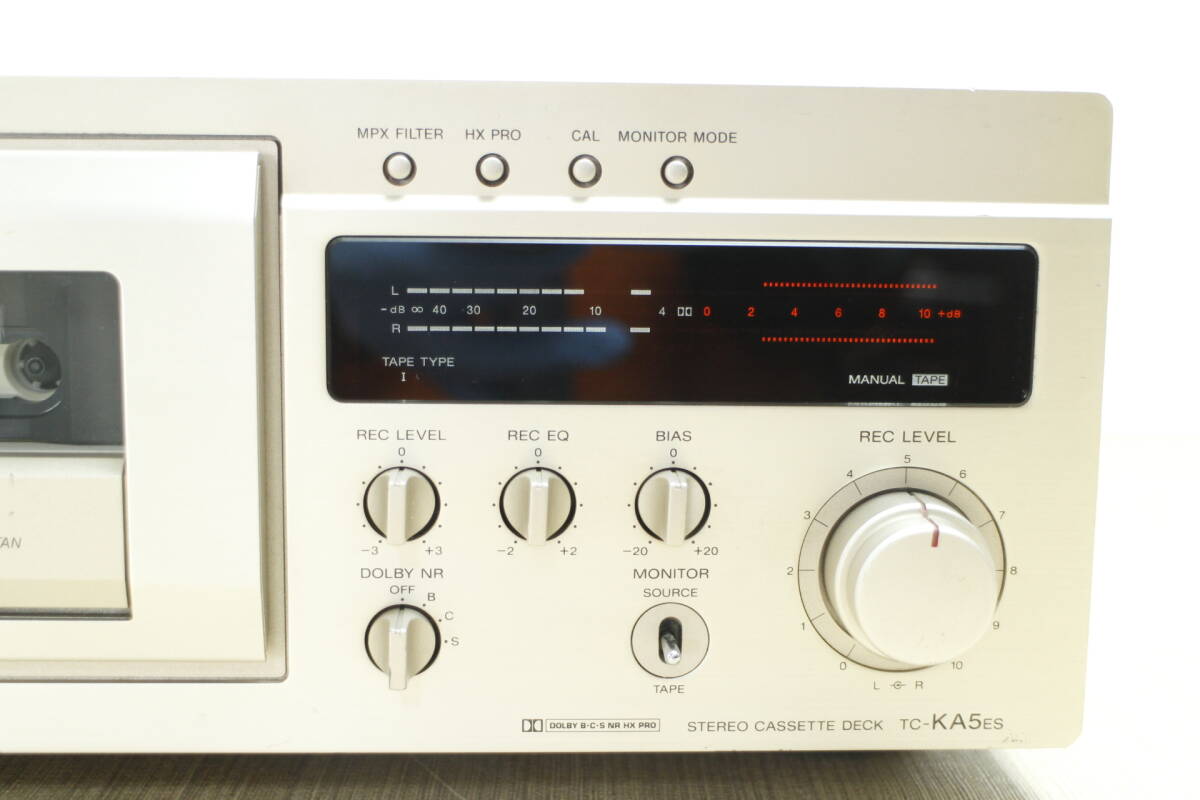 M-XB-468　Sony TC-KA5ES カセットデッキ 整備品 ・美品 ・ 動作品　TC-KA5ES_画像6