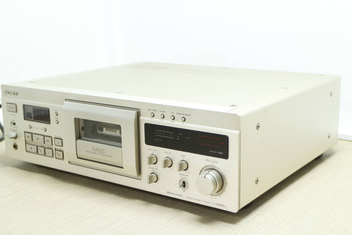 M-XB-468　Sony TC-KA5ES カセットデッキ 整備品 ・美品 ・ 動作品　TC-KA5ES_画像2