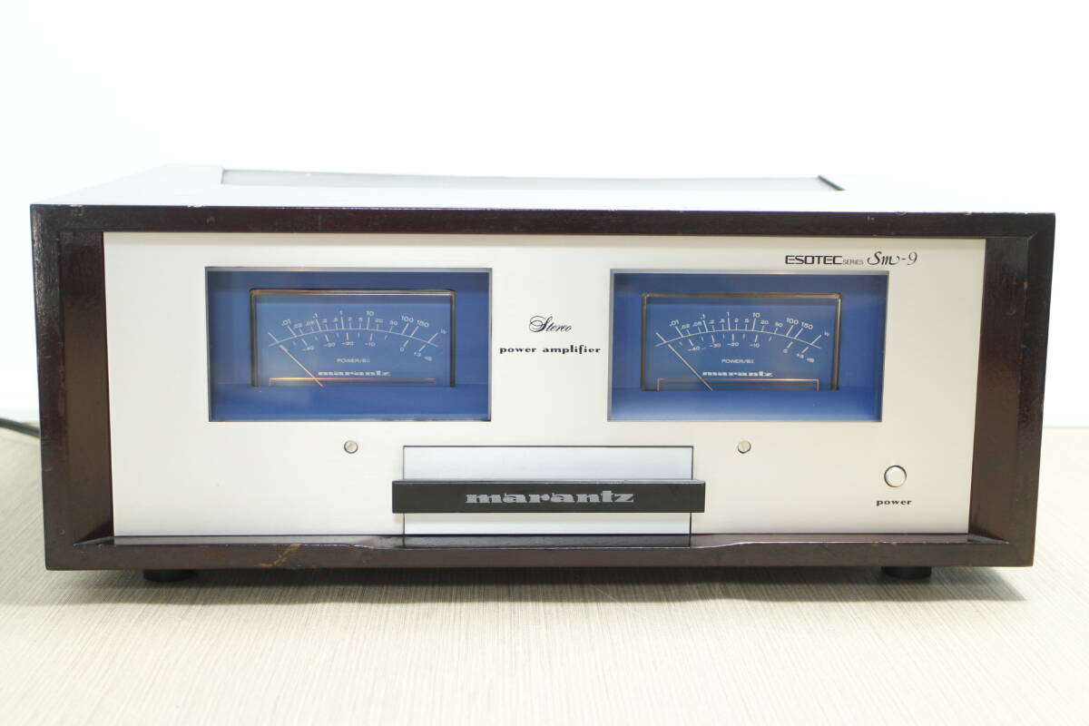 M-XB-038 MARANTZ SM-9 ESOTEC マランツ エソテック ステレオパワーアンプ 動作品 レア品 ESOTEC Serise_画像1