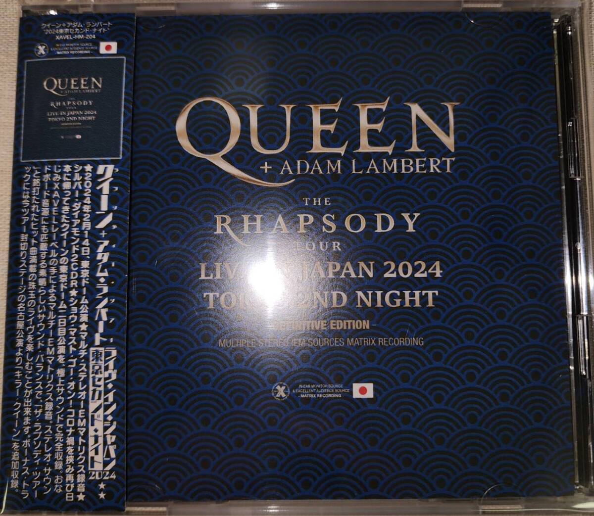 Queen + Adam Lambert (2CD) The Rhapsody Tour Live in Japan 2024 Tokyo 2nd Night 通常盤_画像1