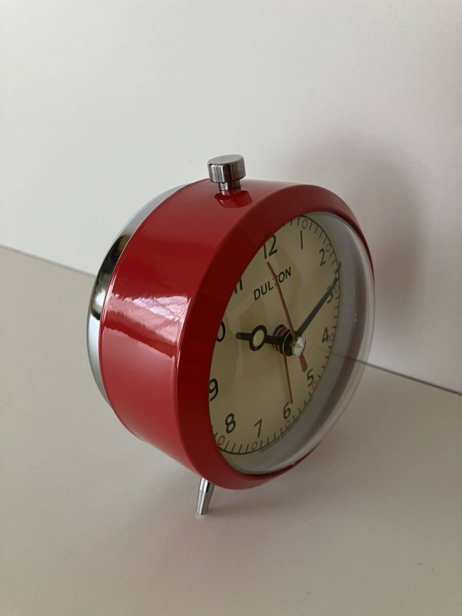 DULTON(ダルトン)ALARM CLOCK(アラームクロック)目覚まし時計 /レッド_画像5