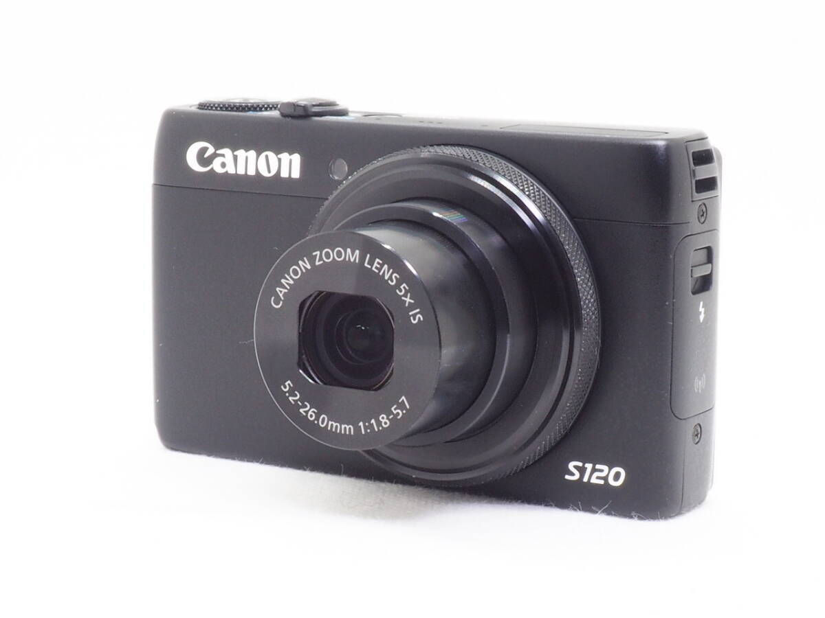 ■美品■ キヤノン Canon PowerShot S120 ブラック 《 開放値F1.8 スレ少 付属品 元箱 》 #150711765_画像2