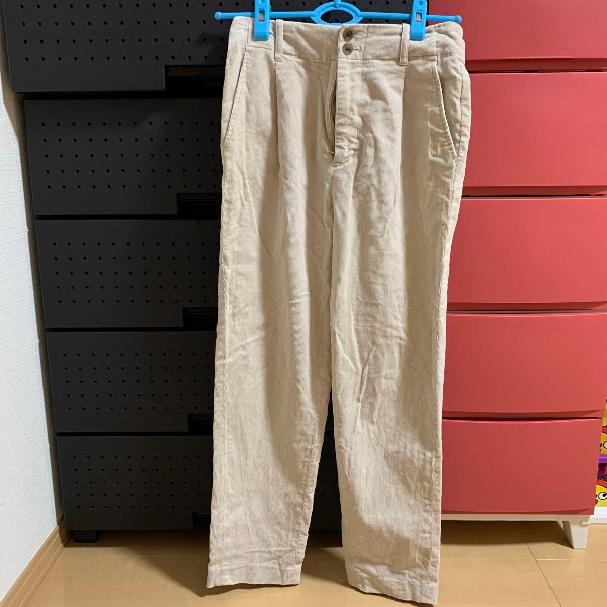 【期間限定特価】 パンツ グローバルワーク ベージュ コーデュロイ ストレート パンツ