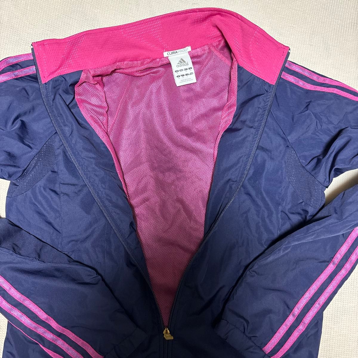 アディダス　adidas 上下　ウィンドブレーカー　セットアップ　S