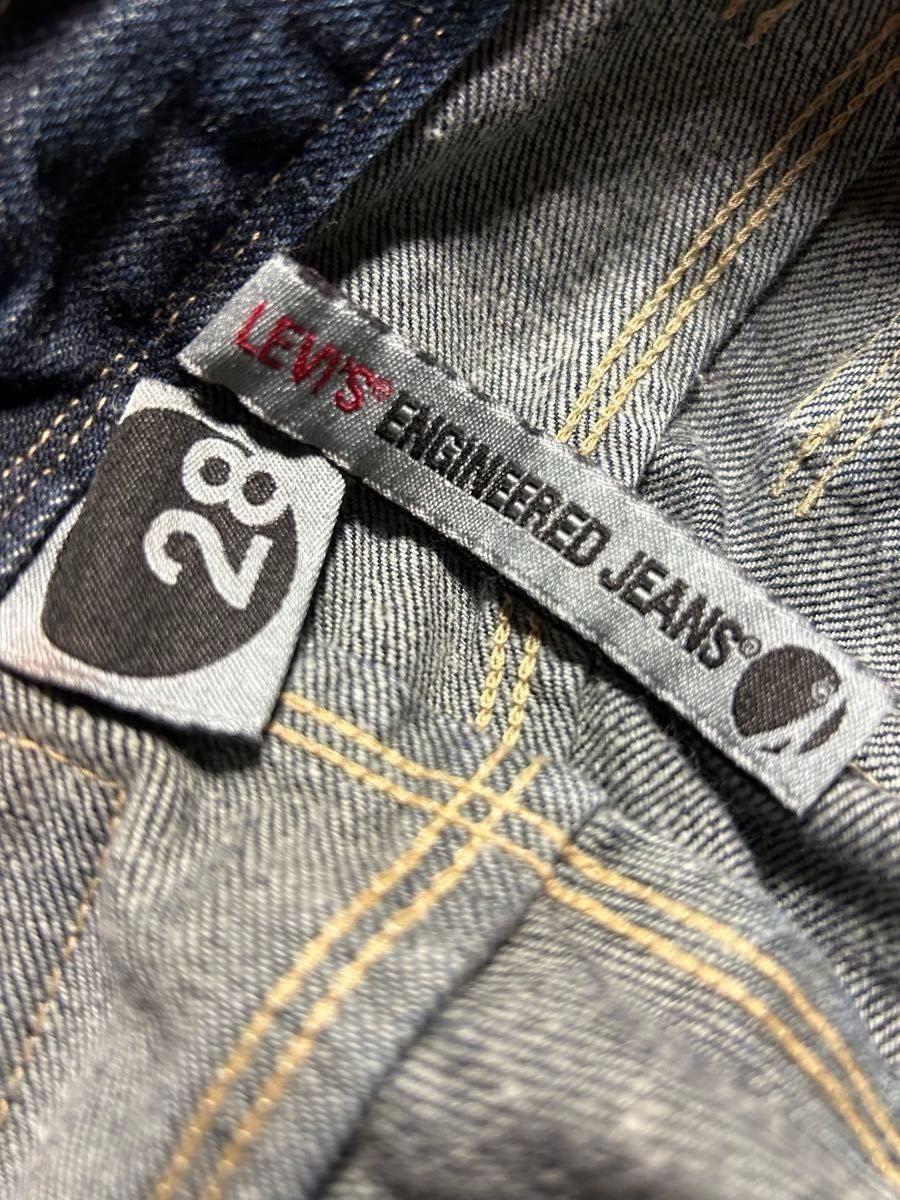 Levi's ENGINEERED JEANS1999JUNE9Jeans リーバイスエンジニアードジーンズ立体裁断デニムW28