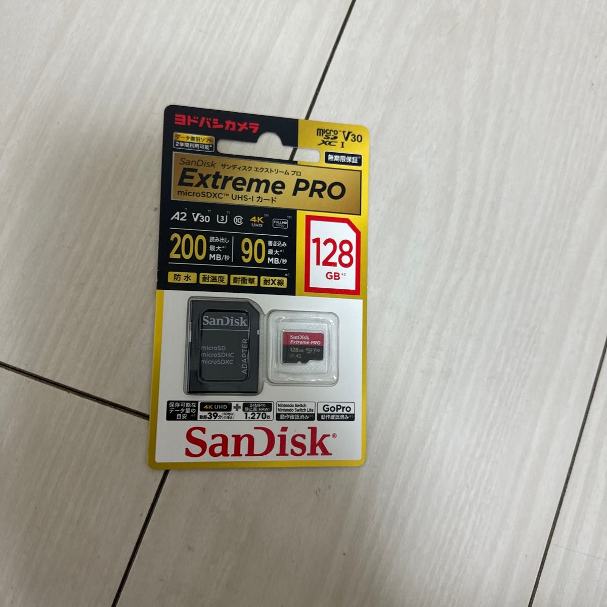 サンディスク SANDISK メモリーカード Extreme PRO microSDXCカード 128GB Class10 