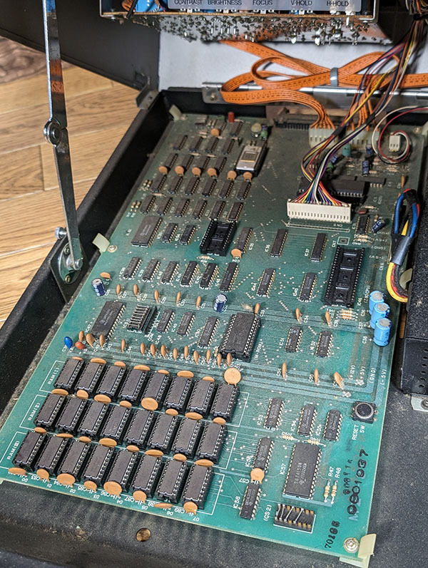 SHARP MZ-80C Clean Computer 8bit 通電不可・IC欠品_画像3