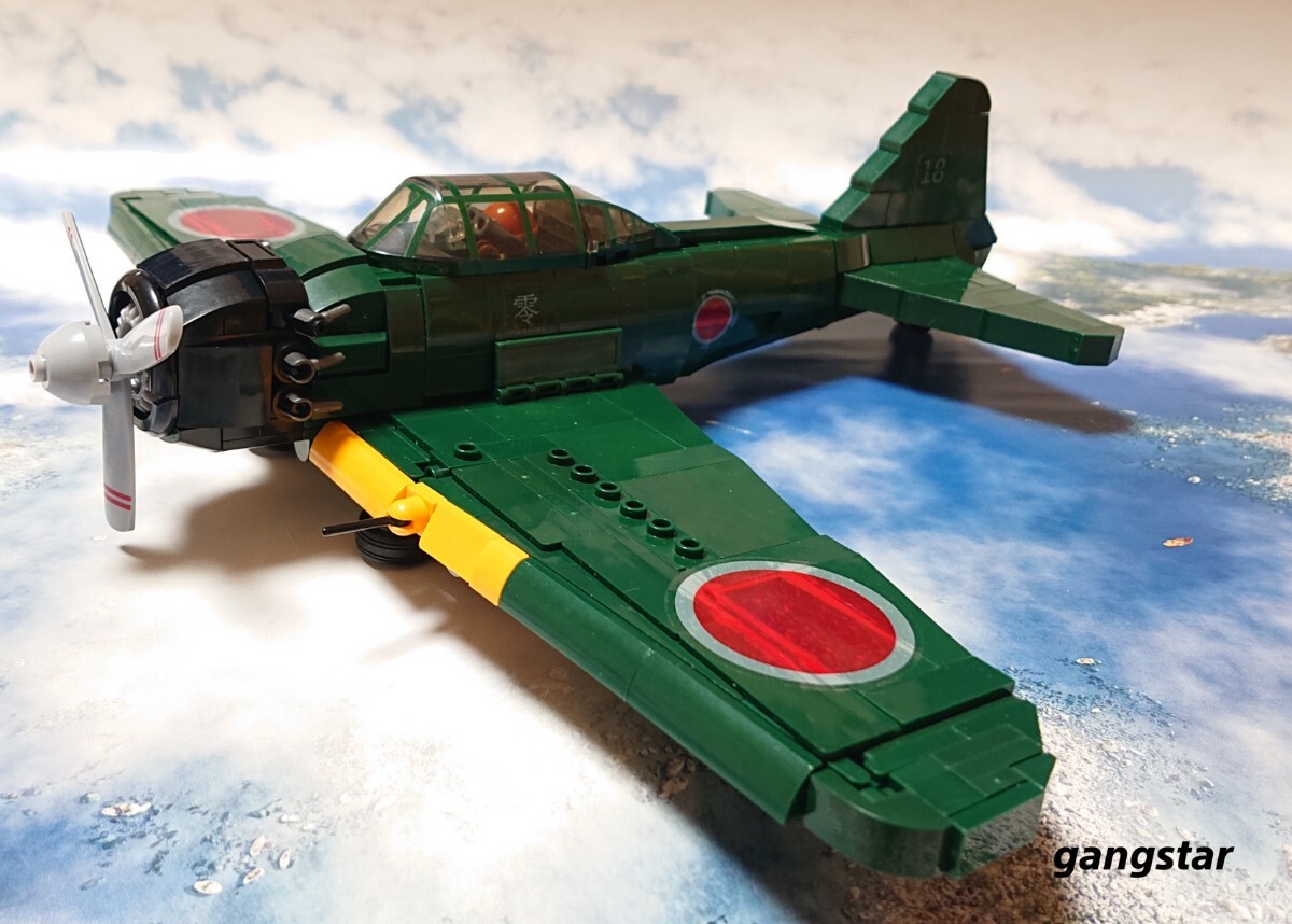 【国内発送 レゴ互換】日本軍 A6M 零式艦上戦闘機 ミリタリーブロック 模型_画像10
