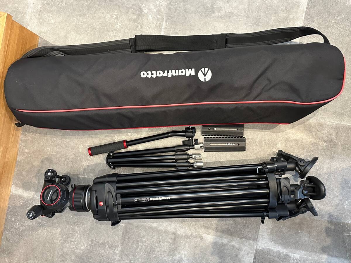 【美品】Manfrotto MVHN8AH マンフロット ナイトロテック N8 フルードビデオ雲台　546B_画像1