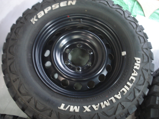 トヨタ純正 GUN125 ハイラックス 17×7.5 LT 265/70R17 4本 プラド KAPSEN MAD ホワイトレター_画像5