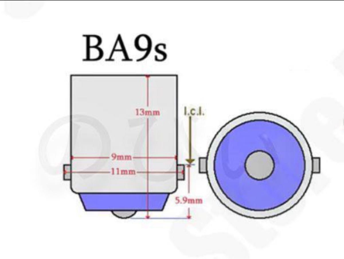 BA9S LED メーター球 インジケーター球 5個 スズキ カワサキ ホンダ