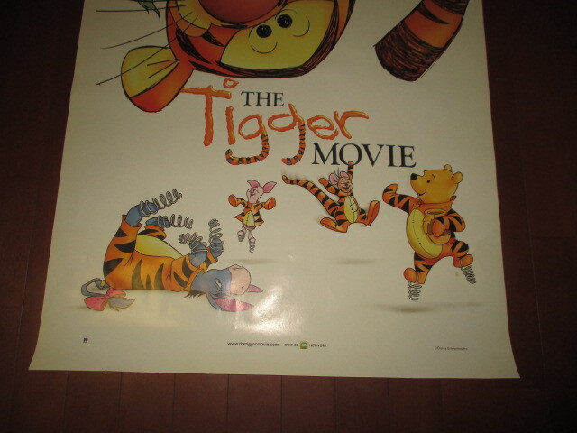 tigger the movie (Rare!! disney USオリジナルONE SHEETポスター送料込み!!)