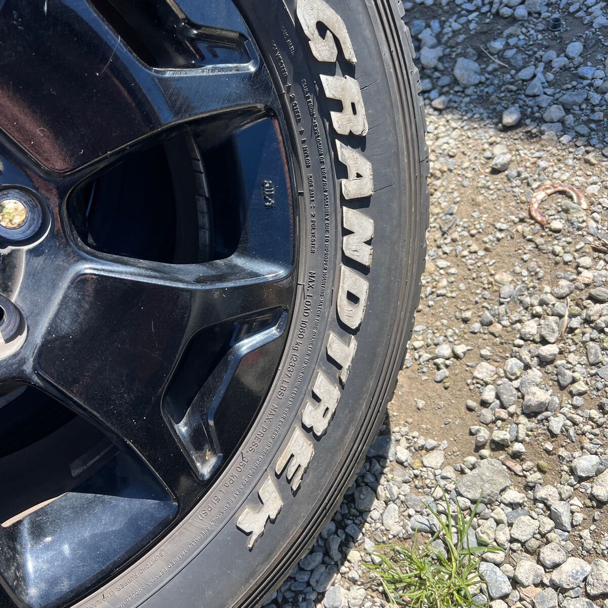 ハイラックス 純正ホイール 265/60R18 ダンロップ GRANDTREK AT _画像9