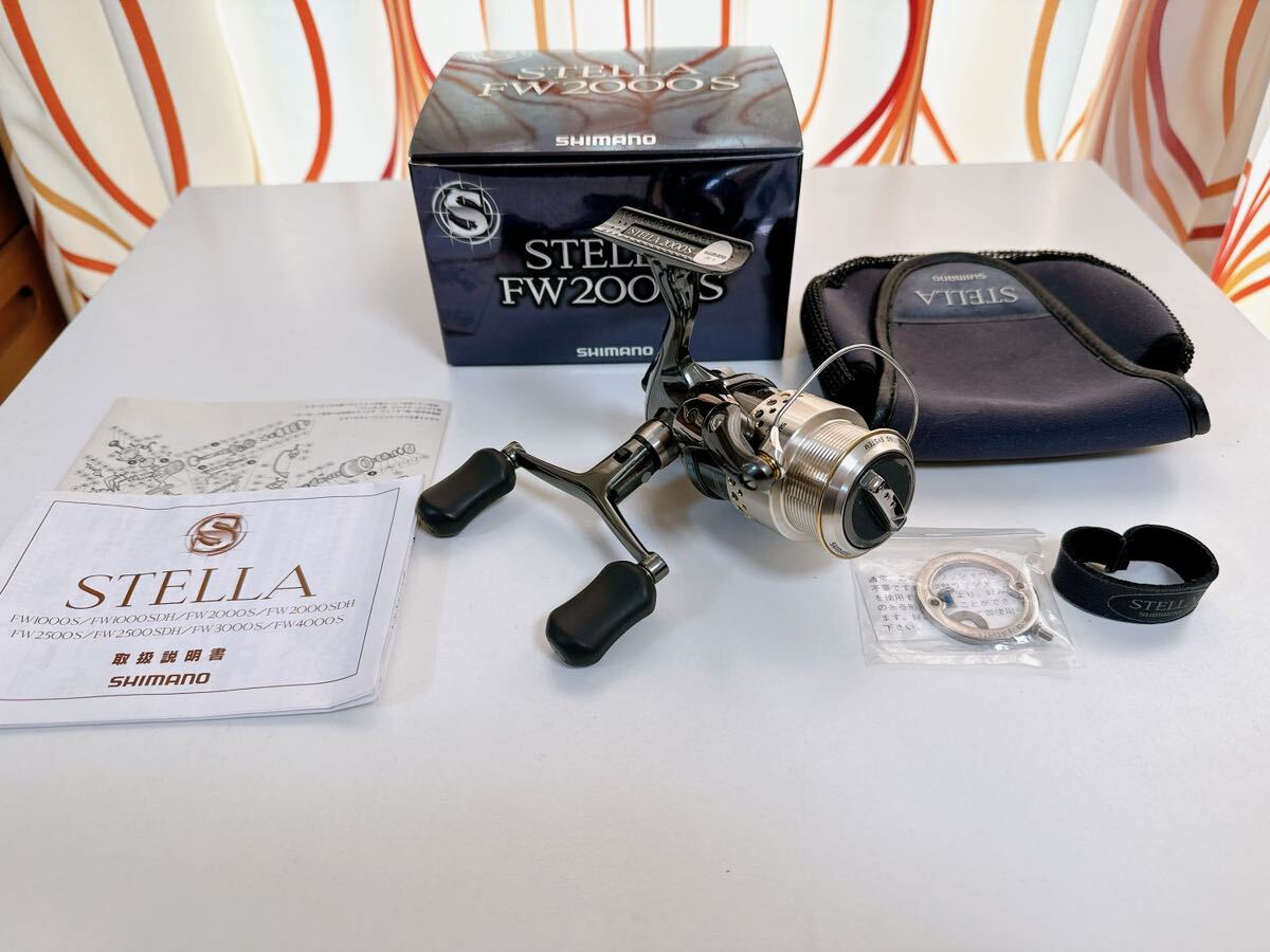 希少 美品 シマノ 01 STELLA (ステラ) FW 2000SD ダブルハンドル 希少 美品 シマノ 01 STELLA (ステラ) FW 2000SD ダブルハンドル