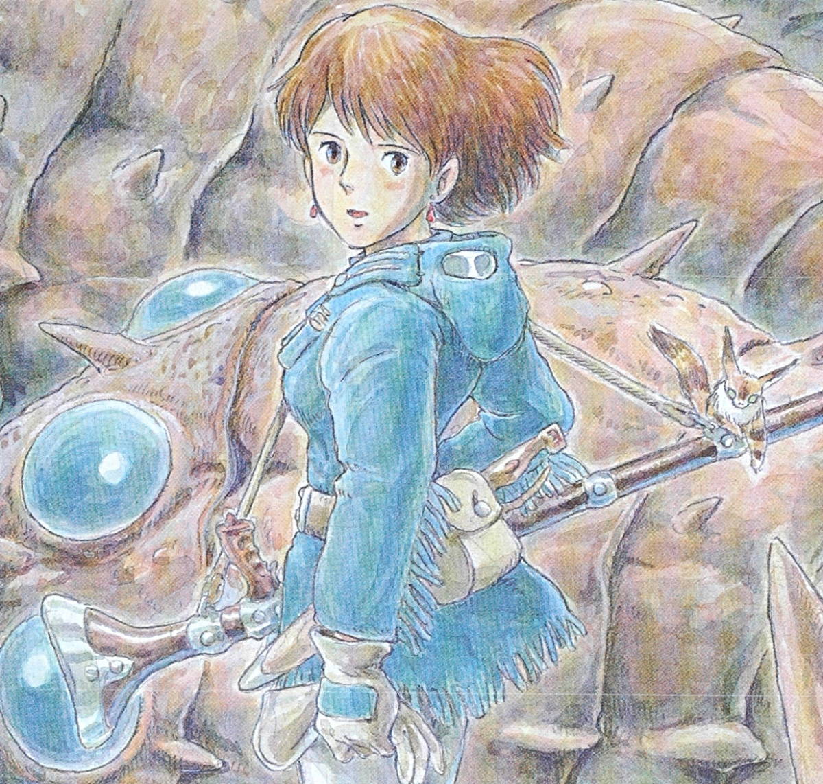 [Vintage][New(Difficulty)][Delivery Free]1980s Animage Issued Nausicaa Valley of the Wind Hayao Miyazaki 風の谷のナウシカ[tag2222]_画像10