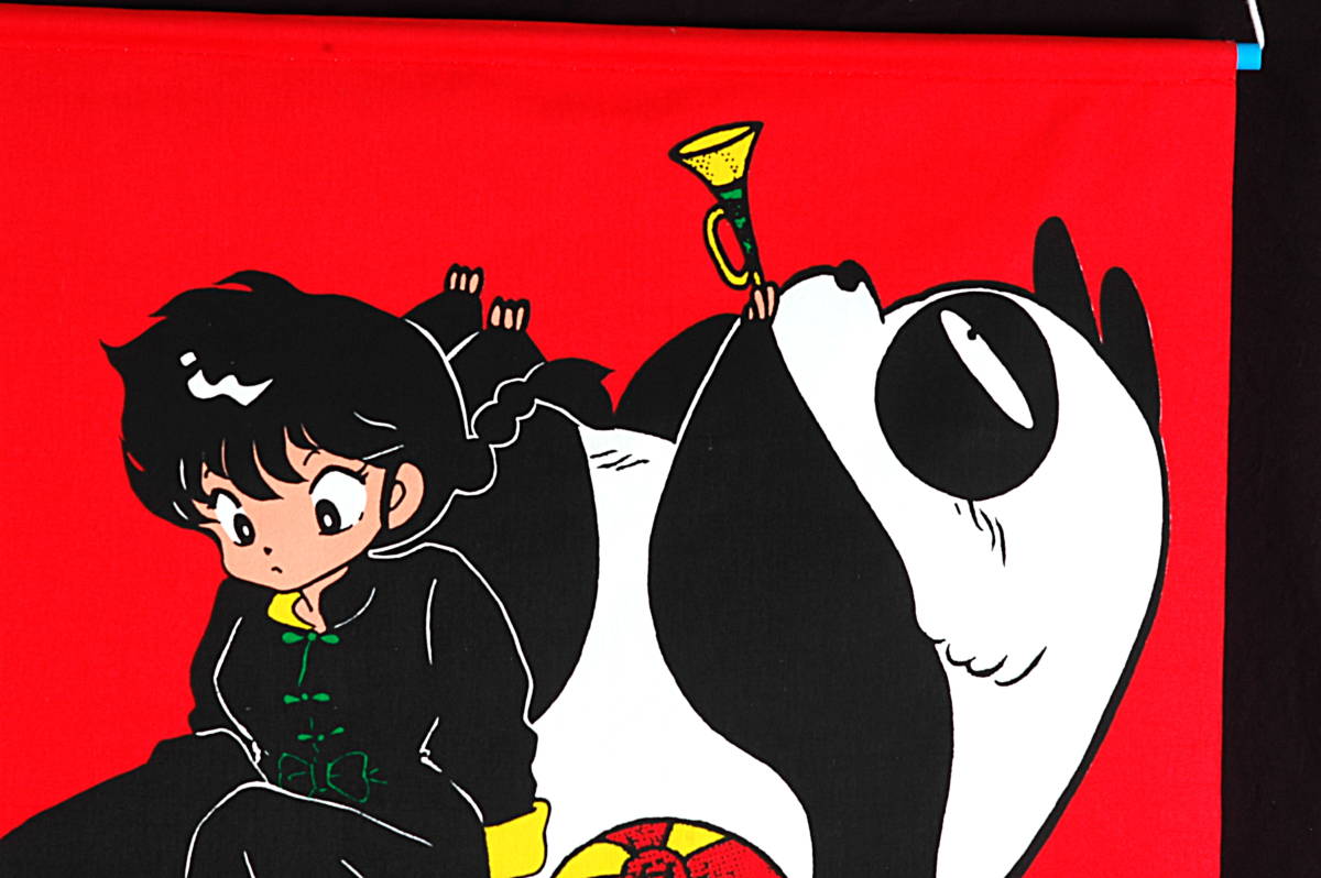 [Not Displayed New][Delivery Free]1991Shogakukan Comic Fair Ranma Tapestry Rumiko Takahashi らんま1/2販促用タペストリー[tag5555]_画像3