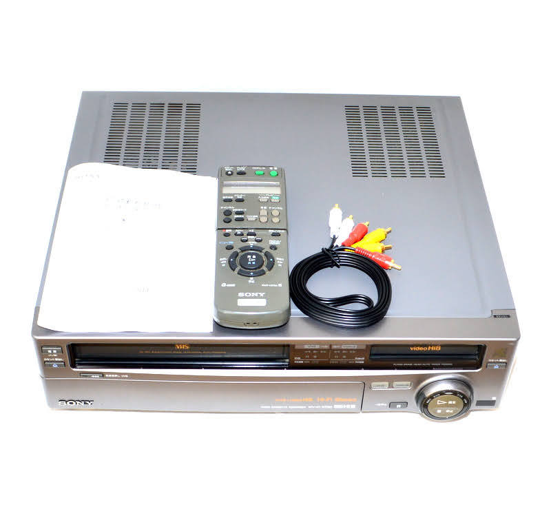 【稀少リモコン付属/外美品】SONY ソニー WV-H1 RMT-H1 hi8 VHS 8mm 8ミリ ハイエイト ビデオデッキ Video Recorder WV-H2 WV-H3 の兄弟機の画像1