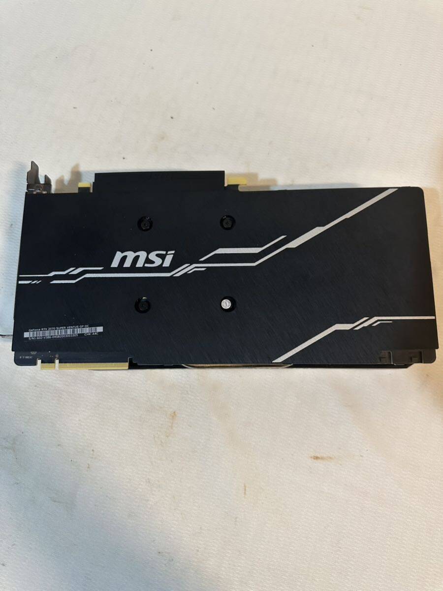 MSI GeForce RTX 2070 SUPER VENTUS GP OC グラフィックスボード ジャンク品グラフィックボード MSI トルクスファン2.0 大型ヒートシンクの画像4