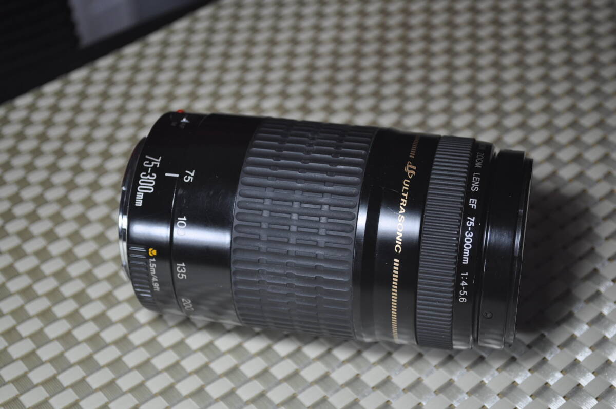 ◆◇【実用品】Canon Zoom Lenz EF 75-300mm f4-5.6 Made in japan 　写真付き◇◆_画像3