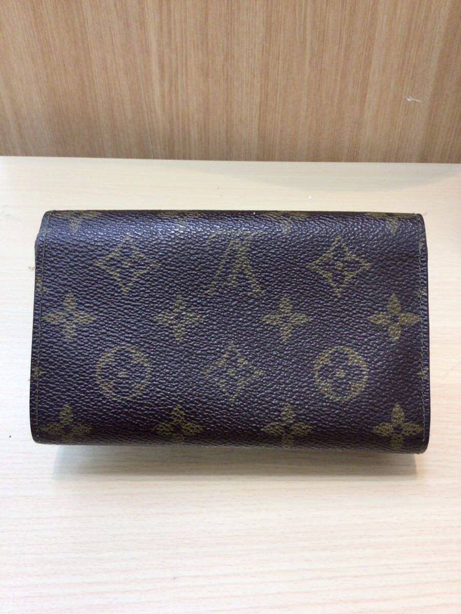 LOUIS VUITTON ルイヴィトン モノグラム ポルトモネ ビエ トレゾール L字ファスナー 二つ折り財布M61730_画像2