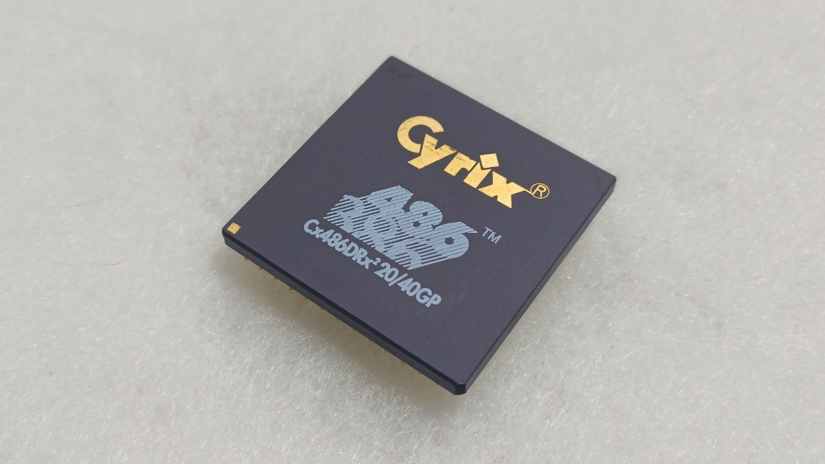 Cyrix Cx486DRx2 20/40GP 20/40MHz i386互換 CPU 動作確認済み 送料無料 ①_画像2